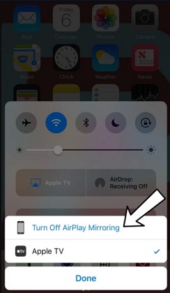 disable airplay device when iphone 7 only vibrating not ringing