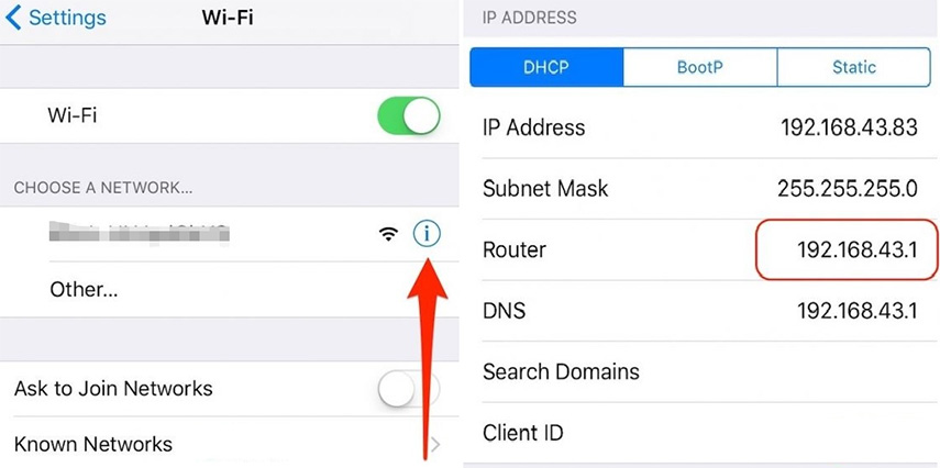 get ip address