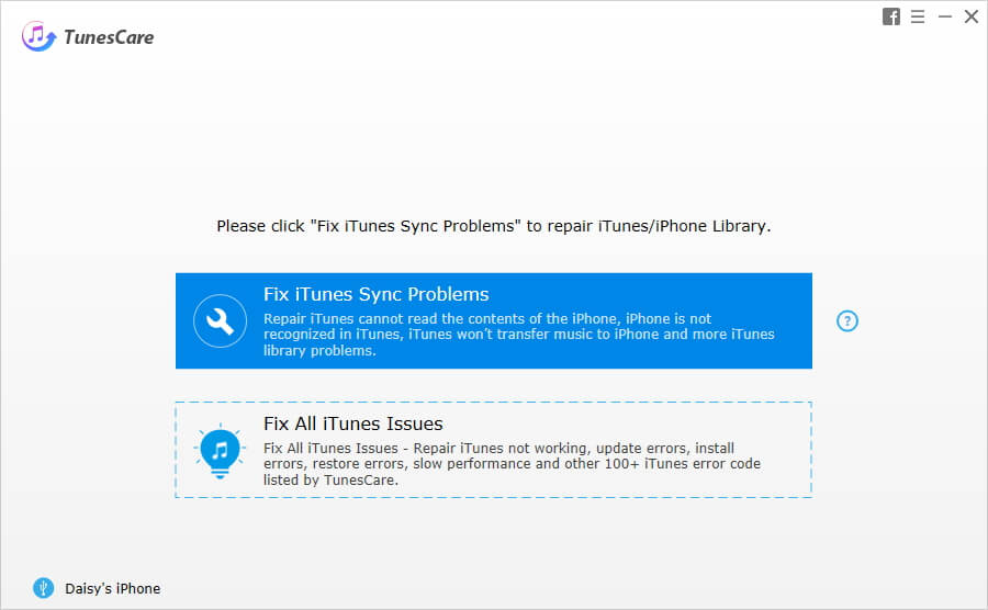 fix all itunes issues intrerface