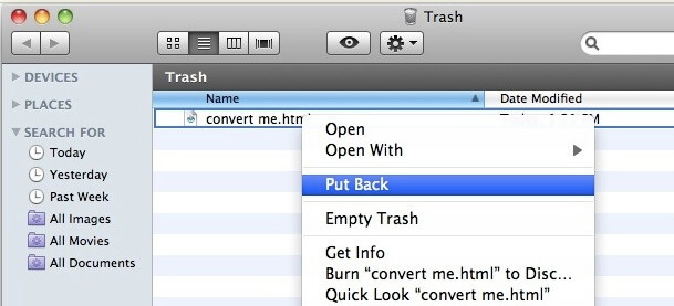 how to recover deleted files from trash os mac sierra