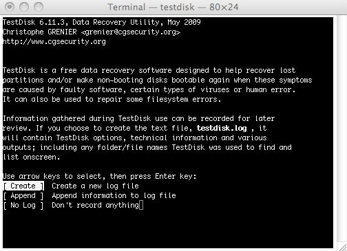 testdisk mac hfs
