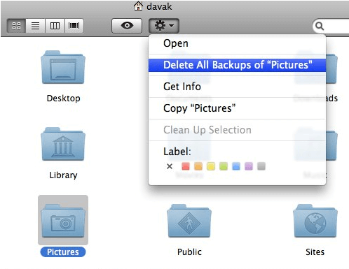 delete time machine backup mac