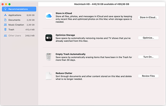 optimize storage