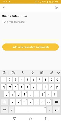 contatar o Bumble para alterar a localização permanentemente