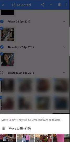 delete whatsapp photos from google photos