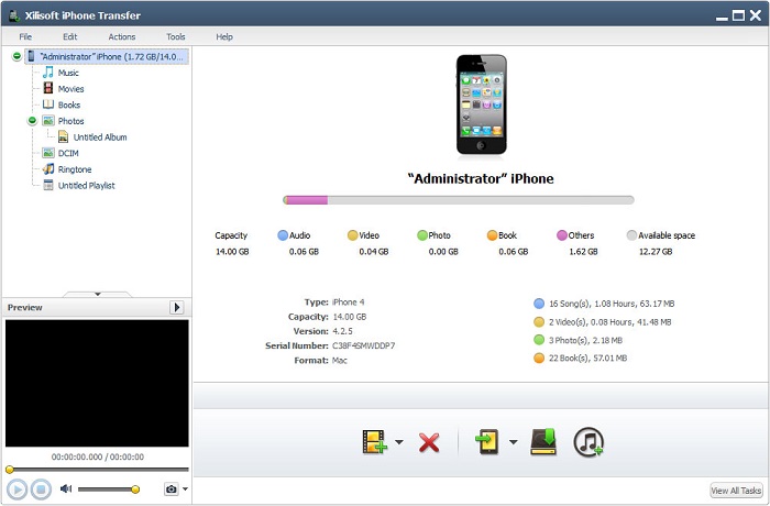 xilisoft data transfer software  for iphone